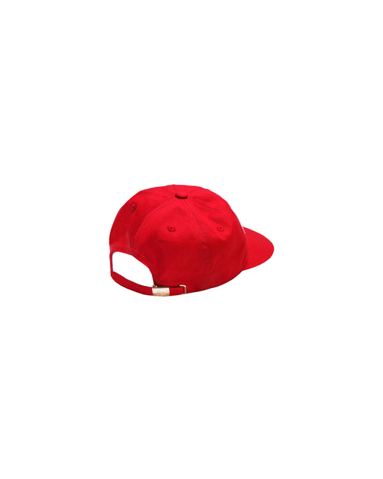 LATE CHECKOUT 6 PANEL RED CAP