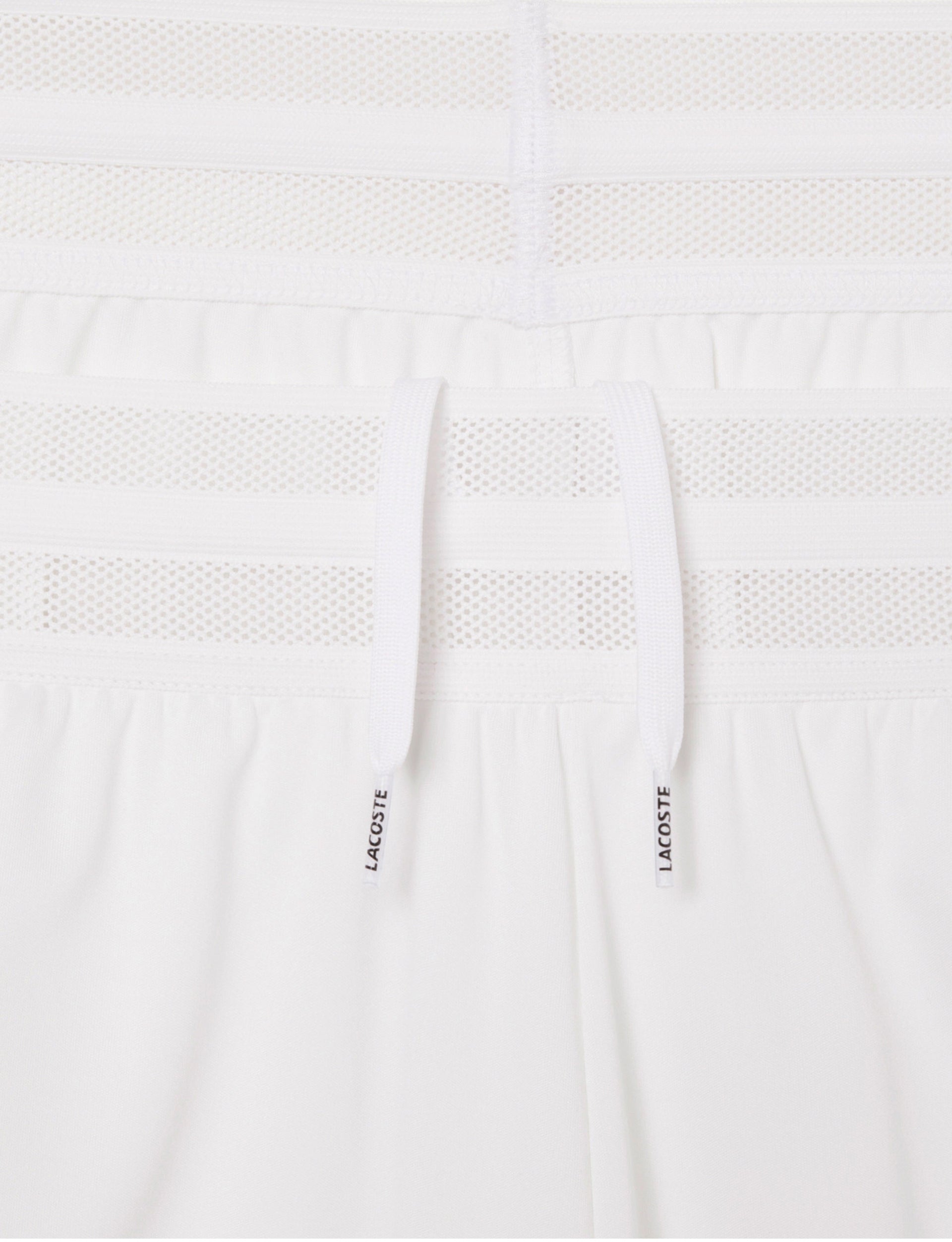 Lacoste Men's Ultra Dry Stretch Tennis Shorts White