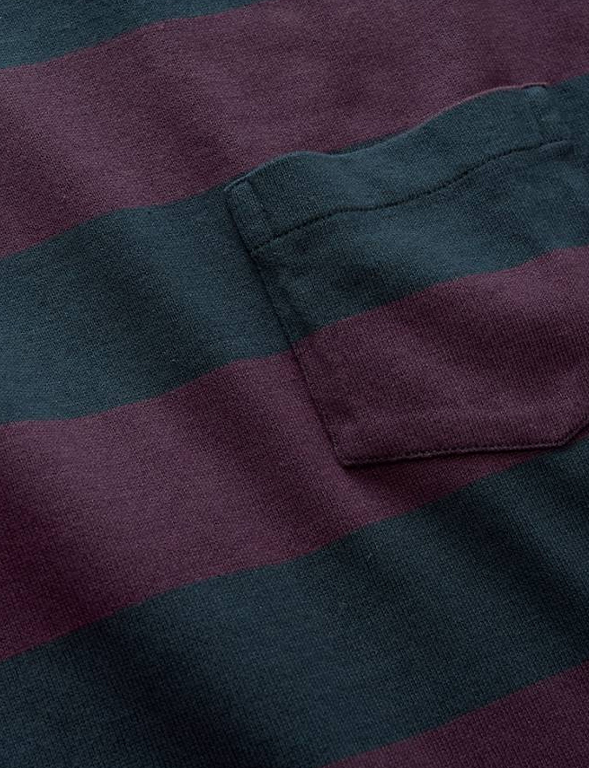 Levi's® Vintage Clothing 1960s Casual Tee Carbon Plum Stripe Carbon & Plum