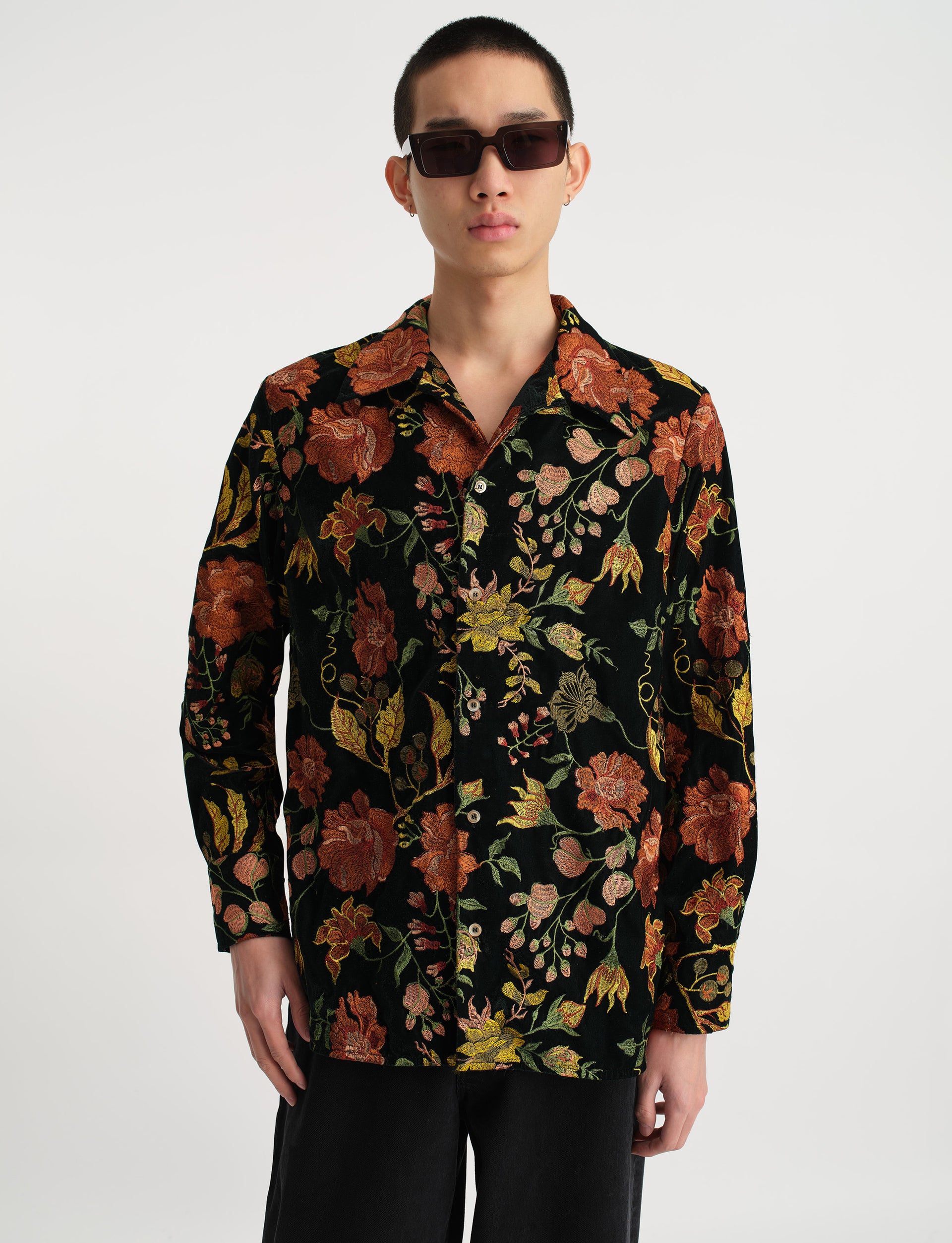 SÉFR MARCEL OVERSHIRT THE VALLEY EMBROIDERY