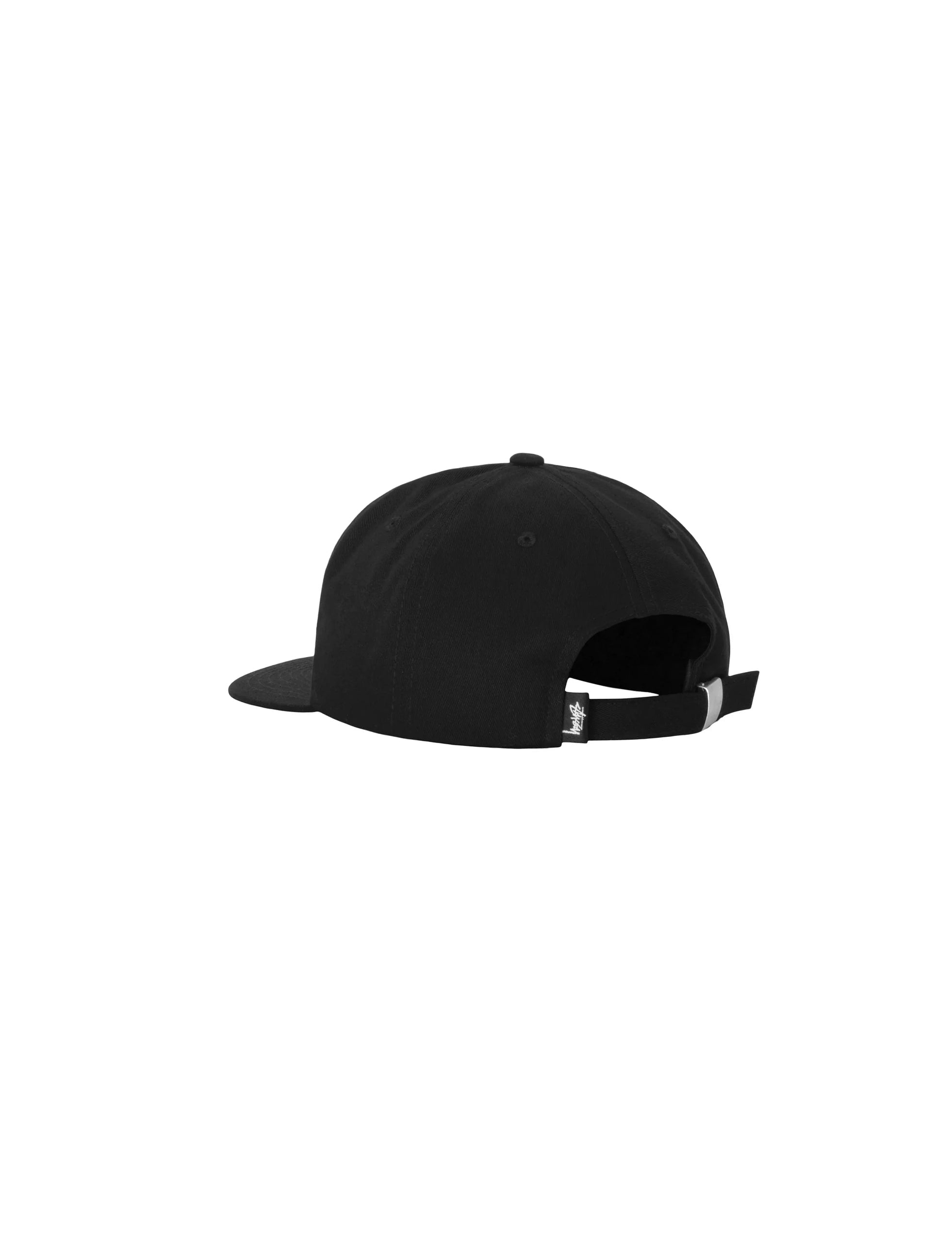 STÜSSY BASIC STRAPBACK CAP BLACK - minishopmadrid