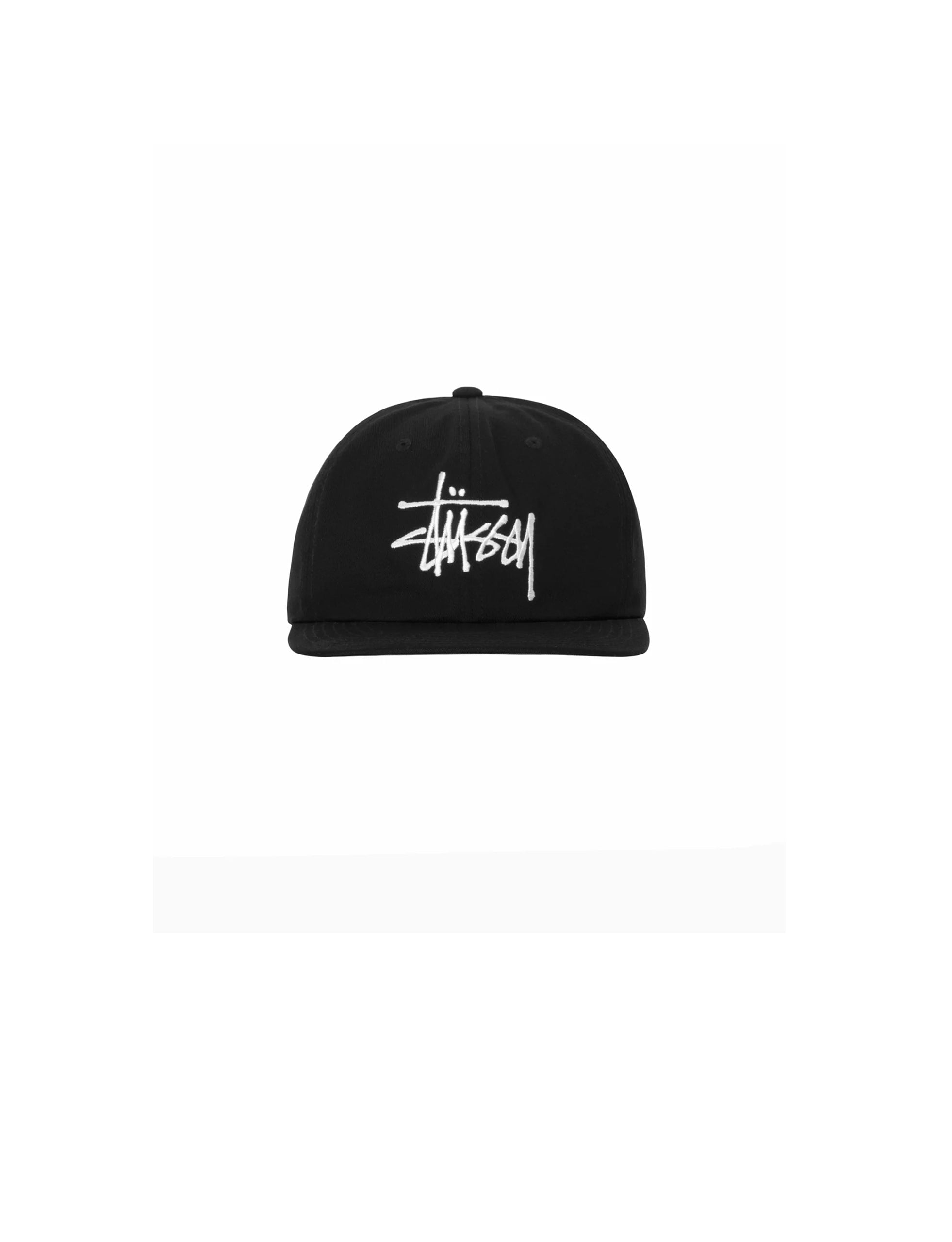 STÜSSY BASIC STRAPBACK CAP BLACK - minishopmadrid