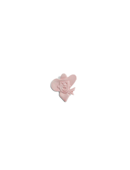 ANDRESGALLARDO X MINI COWBOY PIN PINK