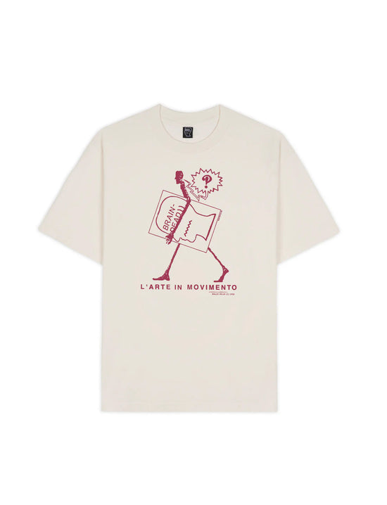 BRAIN DEAD Movimento T-shirt - Cream