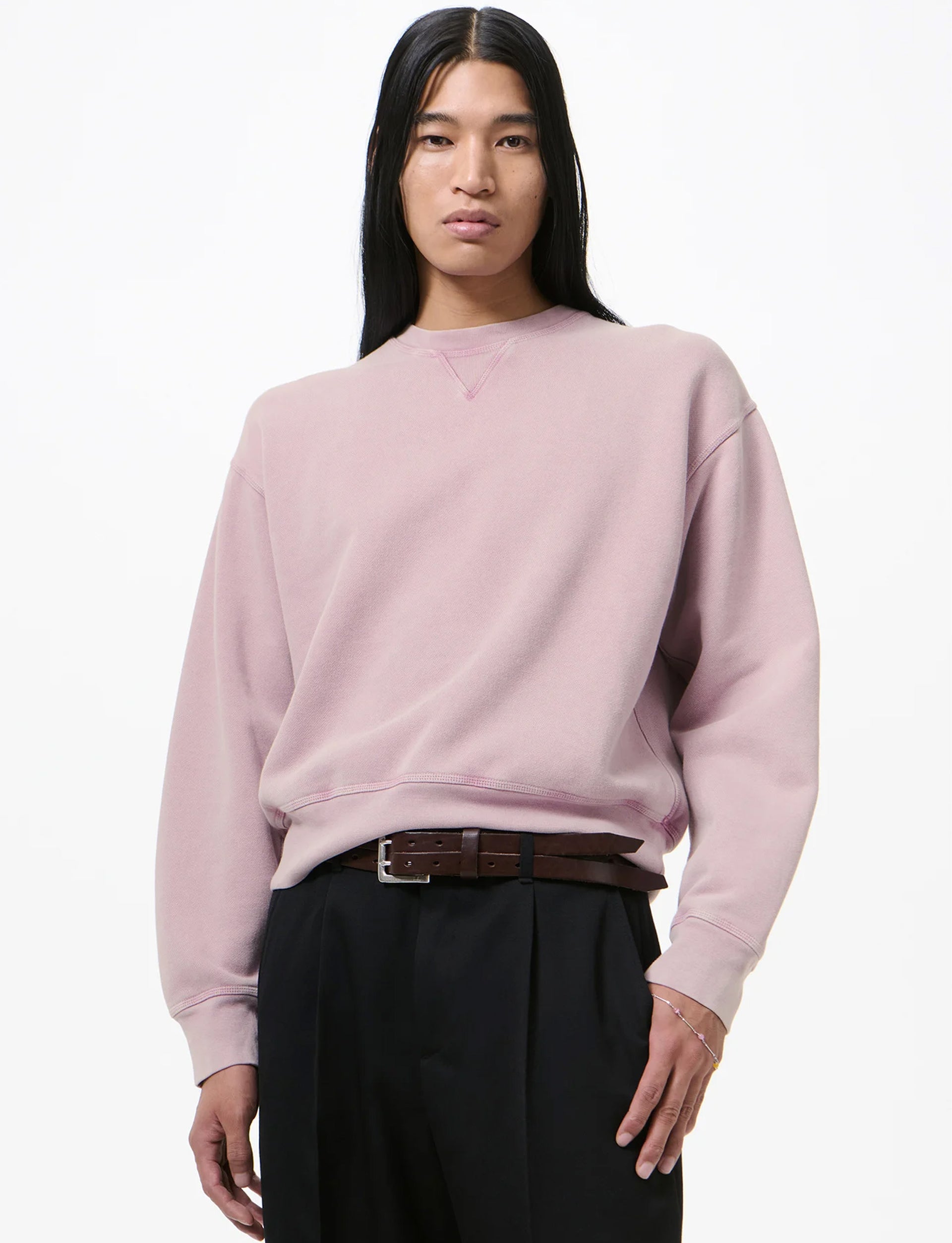 OUR LEGACY BASE SWEAT Gentlemens Pink Star Fleece