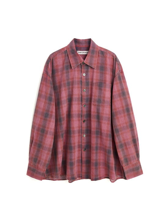 OUR LEGACY BORROWED SHIRT Idaho Flannel Check