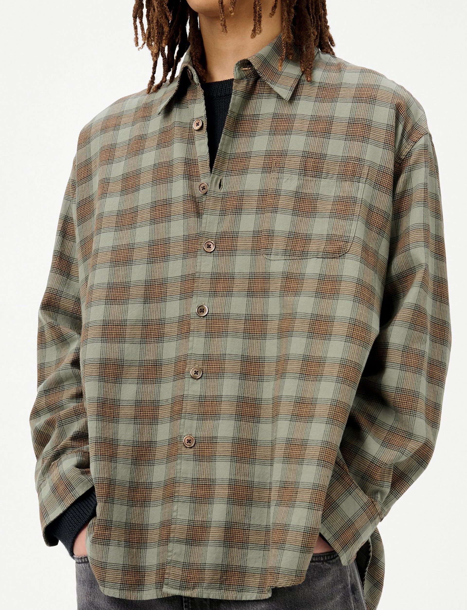 OUR LEGACY BORROWED SHIRT Iowa Flannel Check
