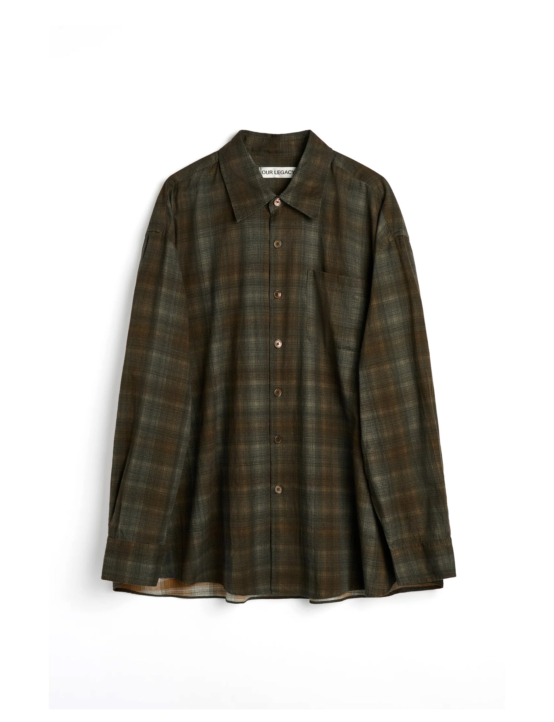 OUR LEGACY BORROWED SHIRT, More Check Print
