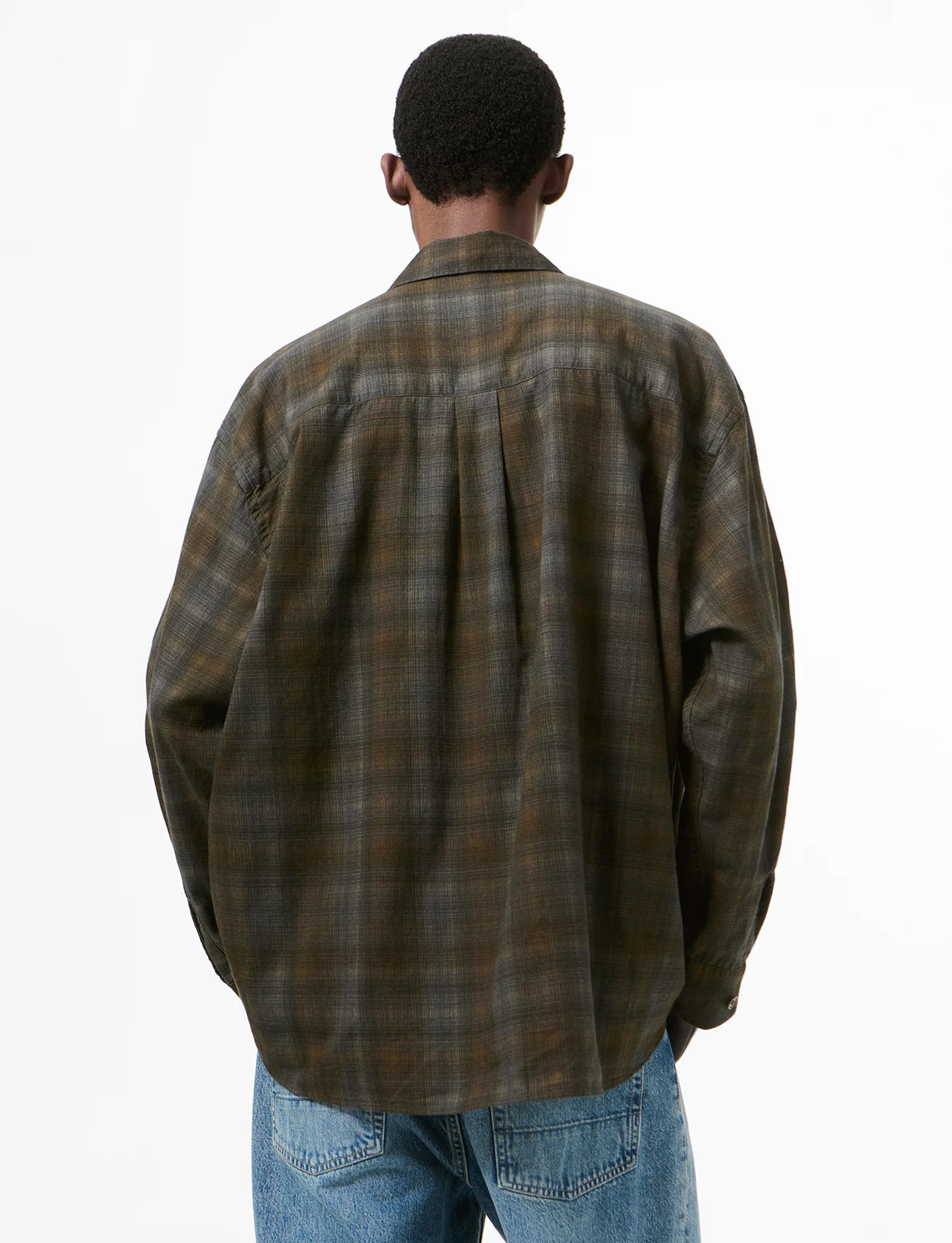 OUR LEGACY BORROWED SHIRT, More Check Print