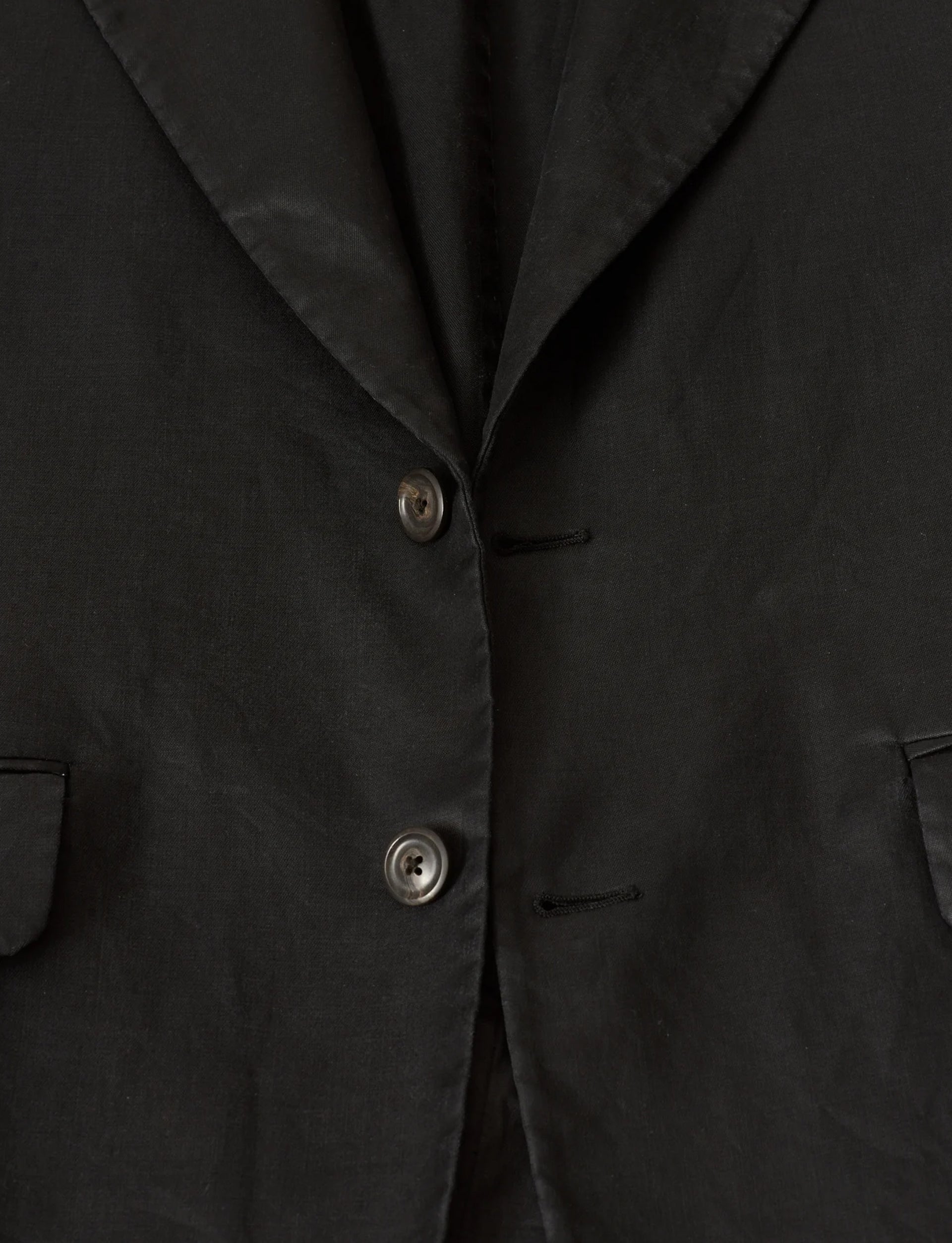 OUR LEGACY CLASSIC BLAZER, Lacquer Black Mirror Tencel