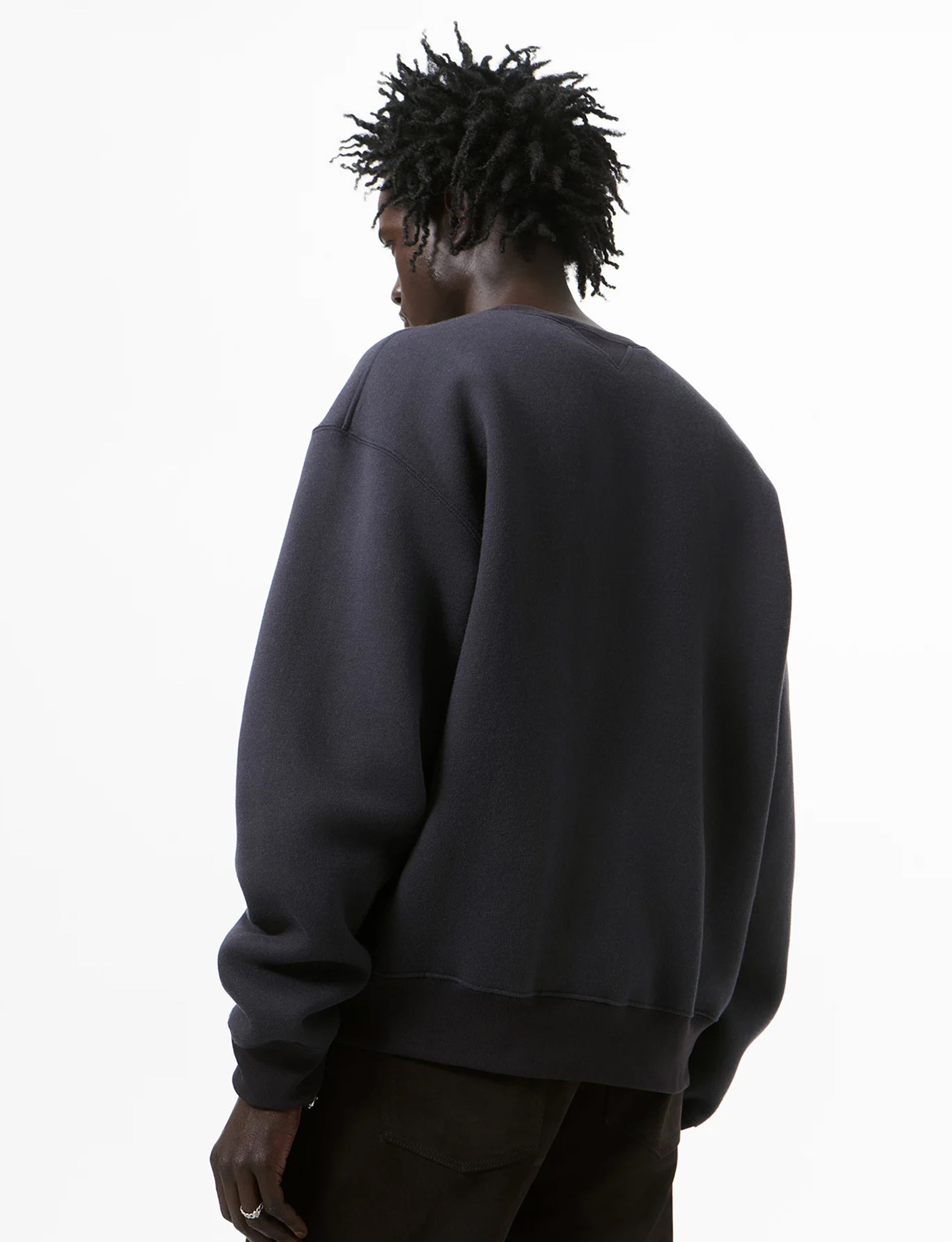 OUR LEGACY PERFECT SWEATSHIRT Black Bear Wooly Fleece