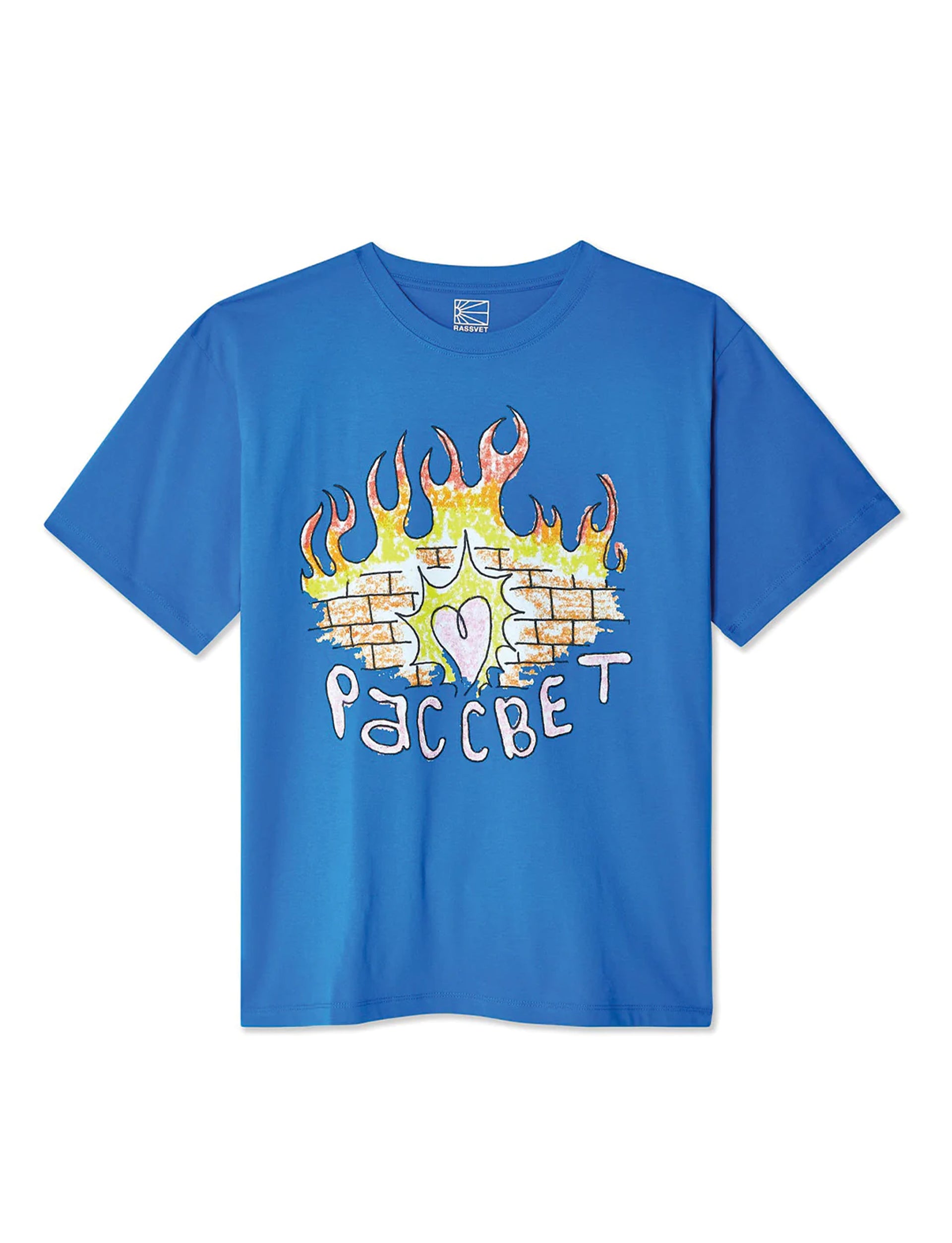 RASSVET FIREWALL TSHIRT KNIT BLUE