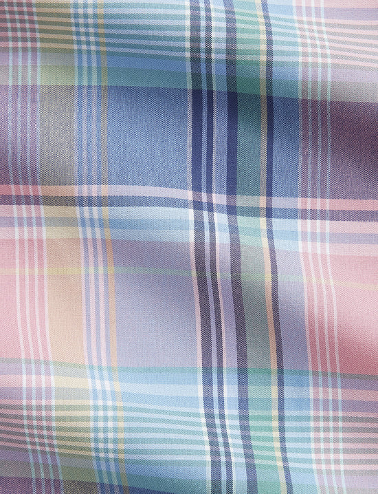 POLO RALPH LAUREN -LONG SLEEVE-SPORT SHIRT PINK BLUE MULTI