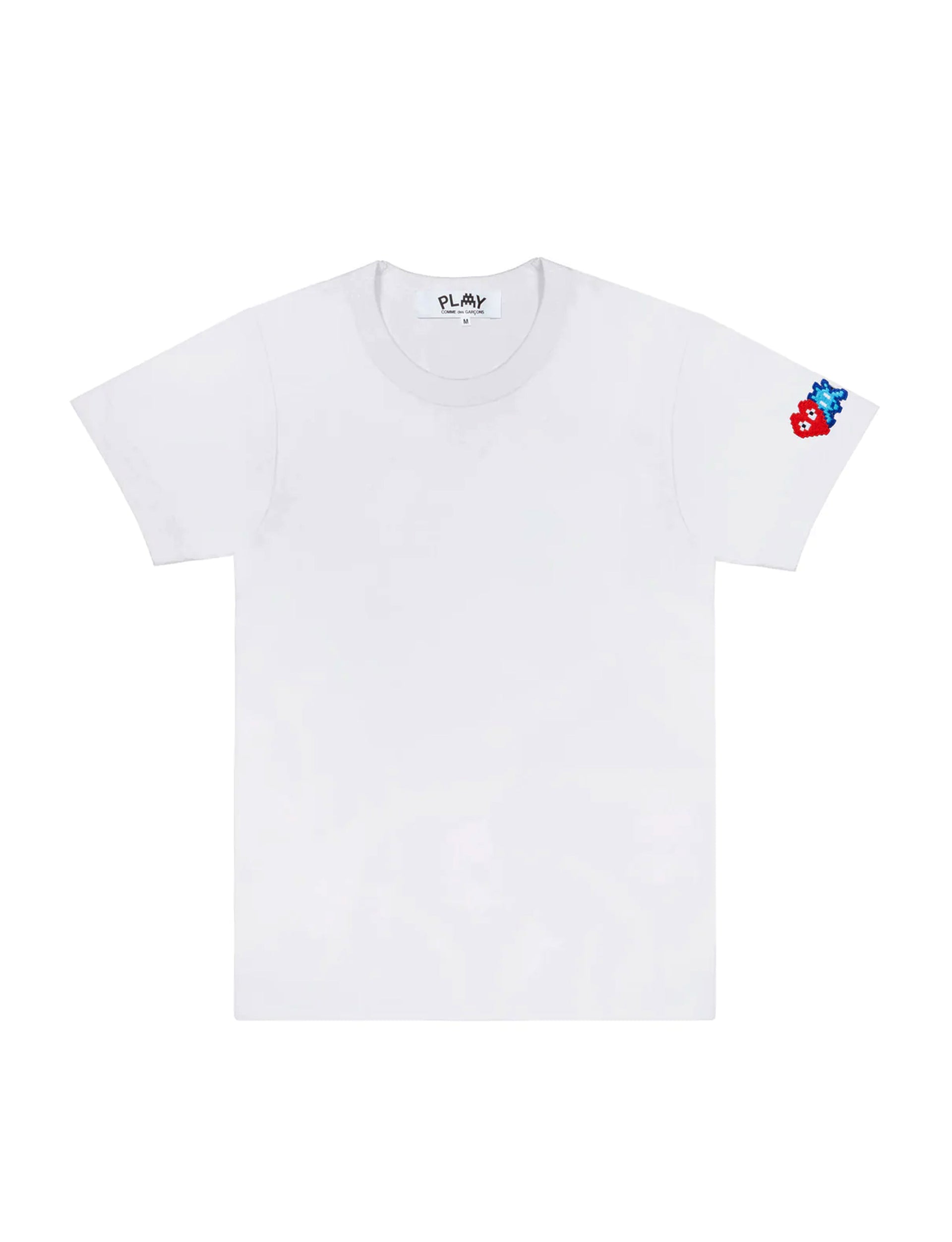 COMME DES GARCONS PLAY X THE ARTIST INVADER WHITE