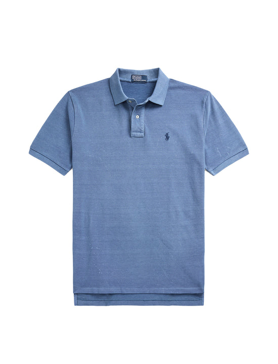 POLO RALPH LAUREN ORIGINAL FIT MESH POLO SHIRT CAMPUS BLUE