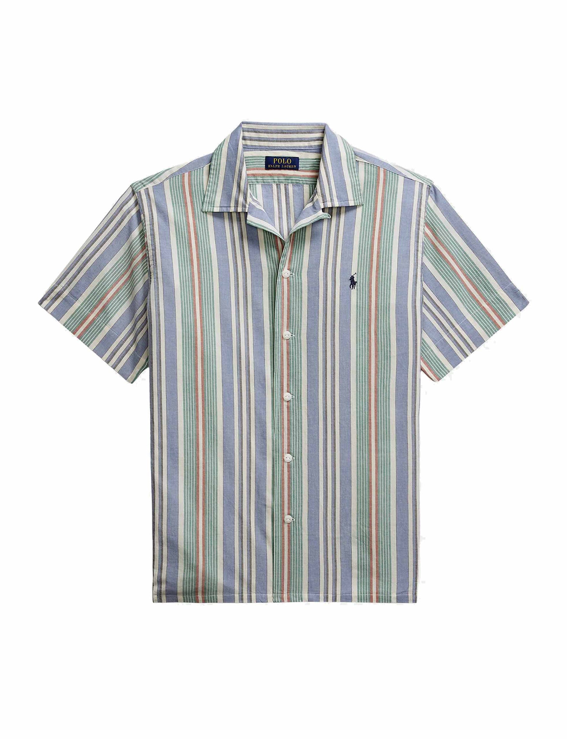 POLO RALPH LAUREN STRIPED SHORT SLEEVE MULTI BLUE