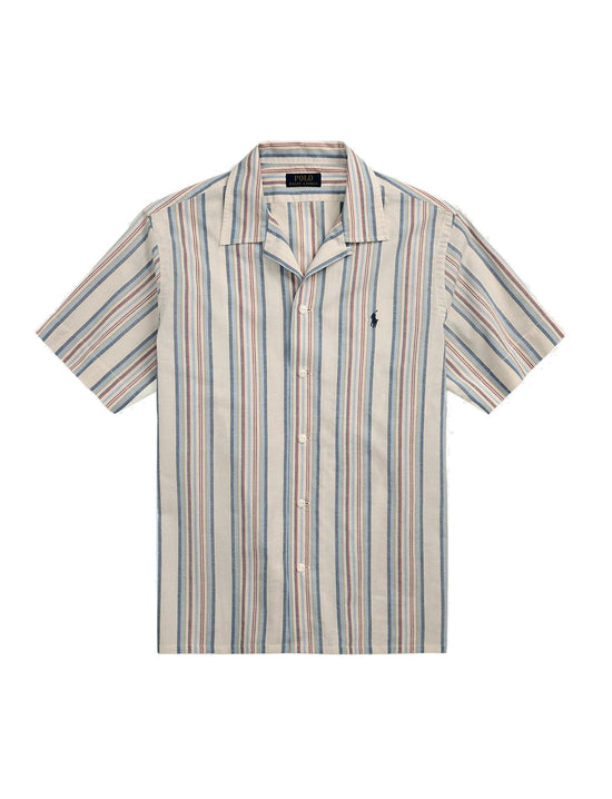 POLO RALPH LAUREN STRIPED SHORT SLEEVE MULTI WHITE