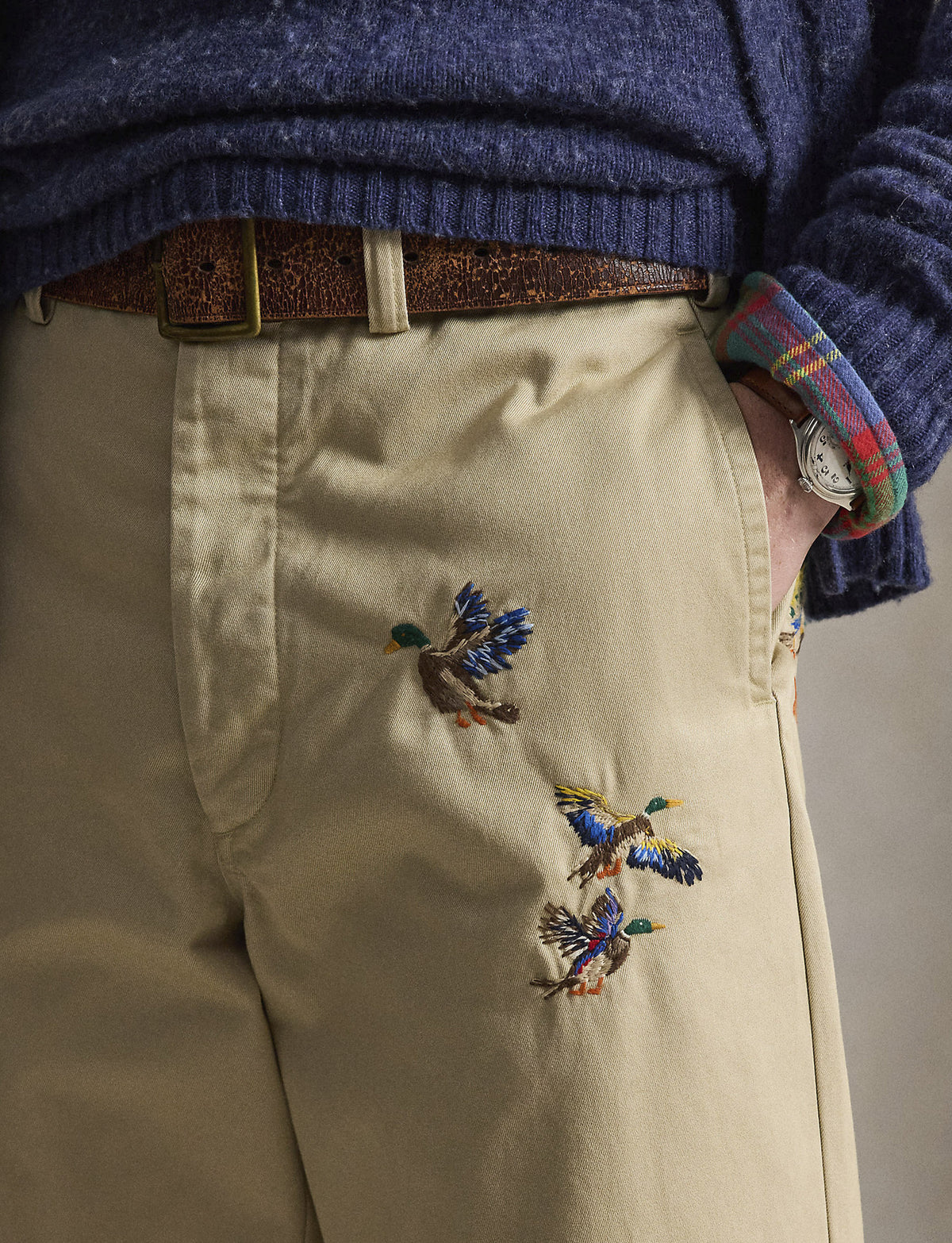 POLO RALPH LAUREN THE EMBROIDERED BIG CHINO BEIGE/KHAKI