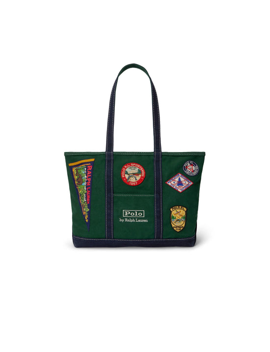 POLO RALPH LAUREN TOTE BAG PTCH TTE-TOTE-MEDIUM