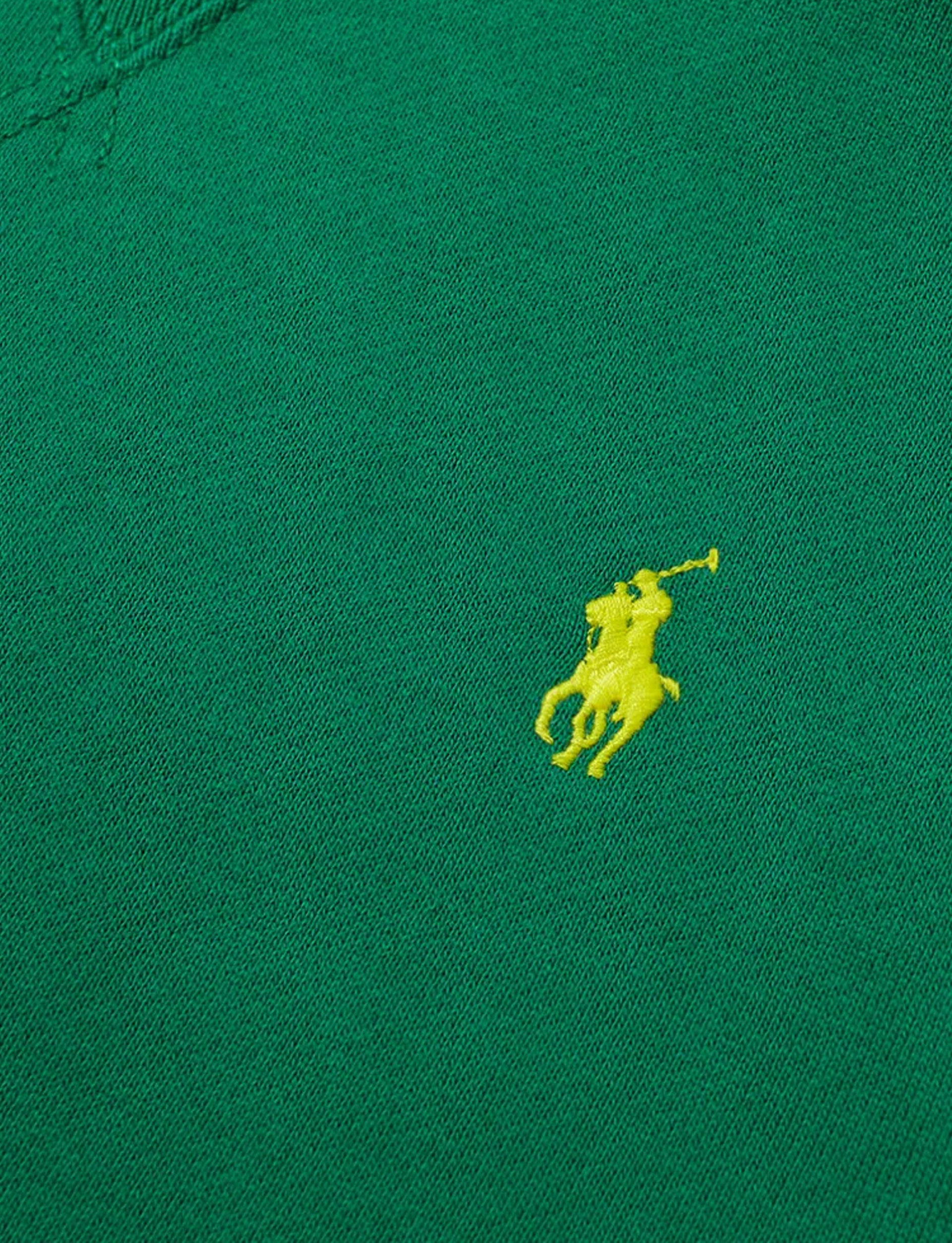 POLO RALPH LAUREN VINTAGE FLEECE POPOVER HOODY GREEN