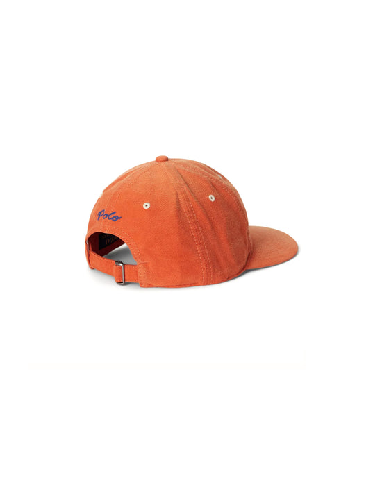 POLO RALPH LAUREN WOVEN-CAP COLLEGE ORANGE H