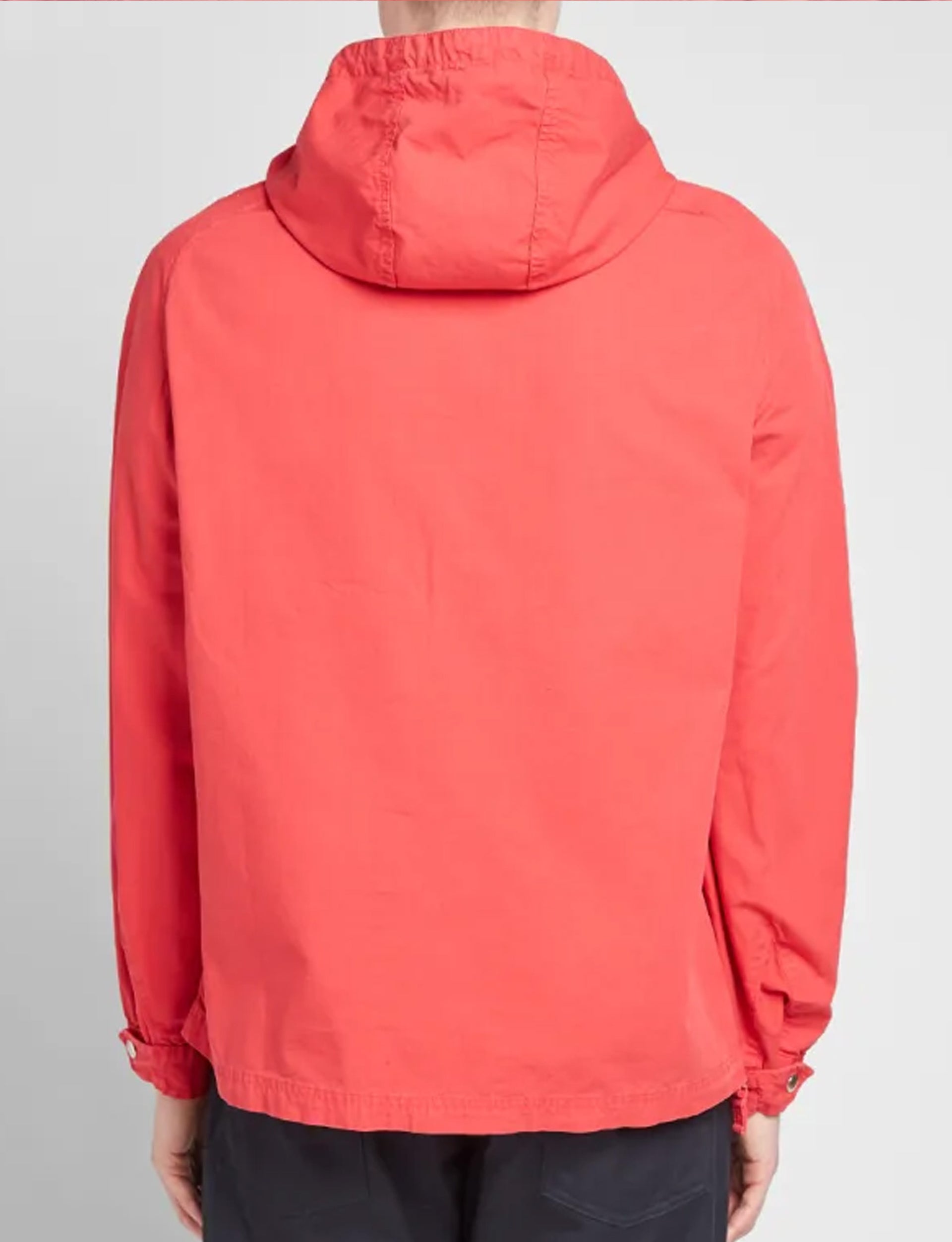 Pop Trading Company Drs Half Zip Hooded Jacket CORAL