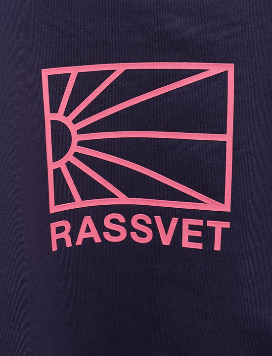 RASSVET LOGO SWEATSHIRT KNIT NAVY