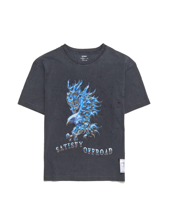 SATISFY MothTech T-Shirt  EAGLE 11006-00A15 Aged Black