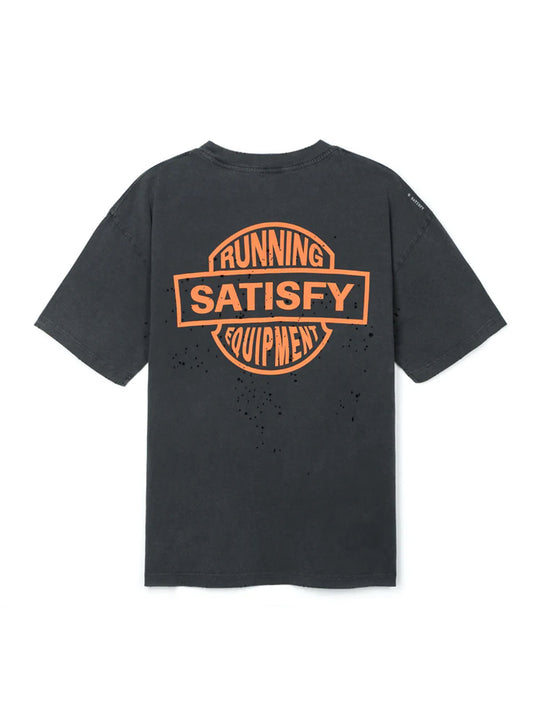 SATISFY MothTech™ T‑Shirt Aged Black
