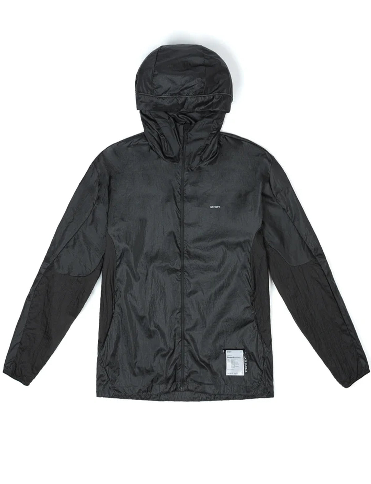SATISFY RUNNING Pertex® Diamond Fuse Windbreaker BLACK