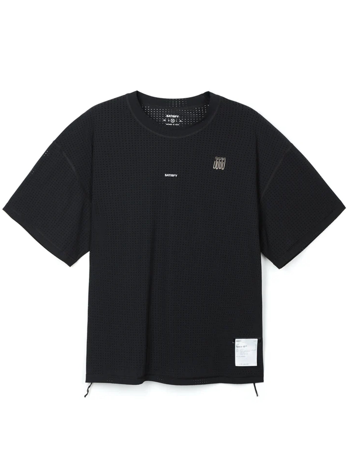 SATISFY RUNNING Space‑O™ T‑Shirt BLACK