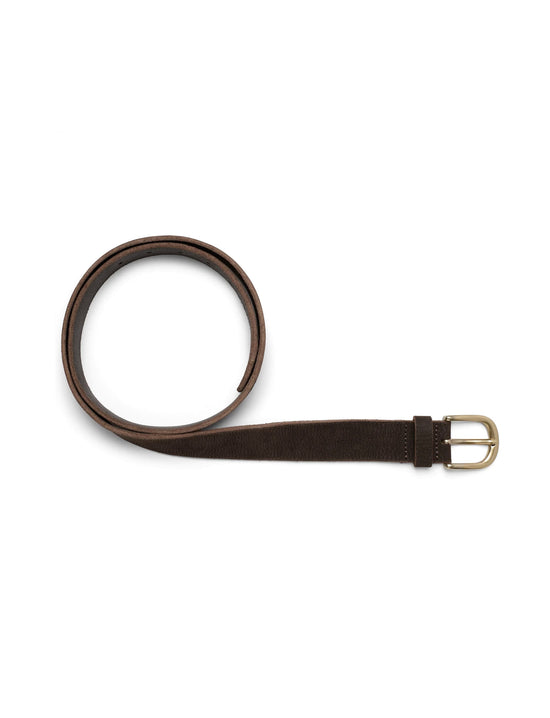 SEBAGO ROY Brown Men's Suede Leather Belt