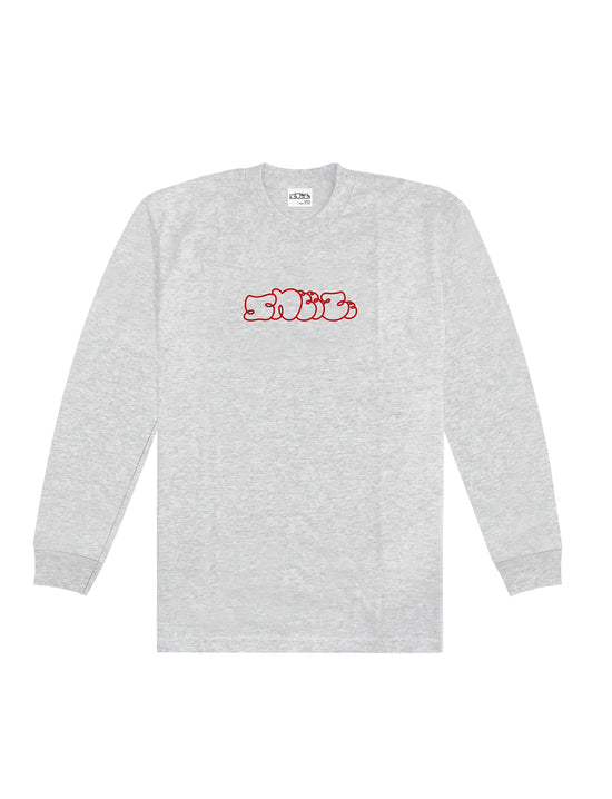 SNEEZE MAGAZINE LS T-SHIRT GREY