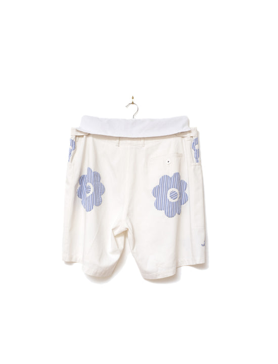 STUDIO PURAS  COTTON APPLIQUÉ SHORTS