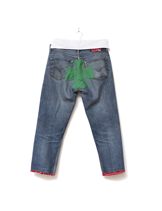 STUDIO PURAS RECYCLED EMBELLISHED JEANS