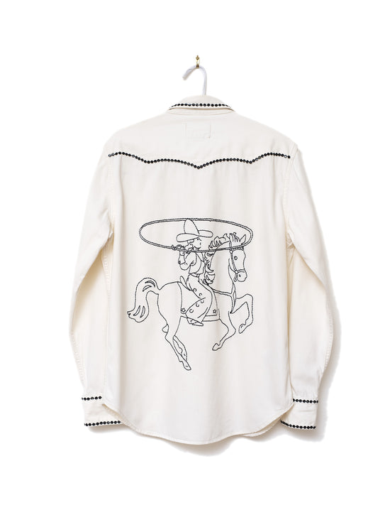 STUDIO PURAS WESTERN EMBELLISHED SHIRT