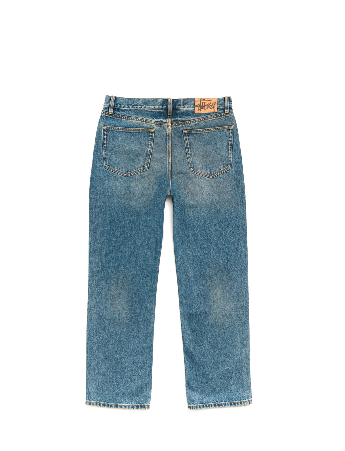 STÜSSY 7 New Classic Jeans Denim Dark Wash Indigo