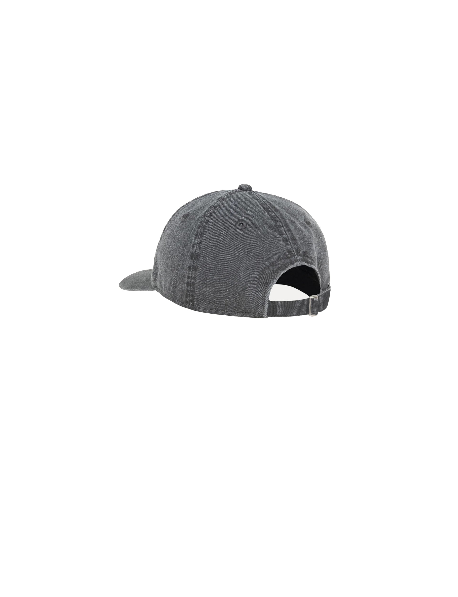 STÜSSY BASIC STÜSSY CAP WASHED CHARCOAL