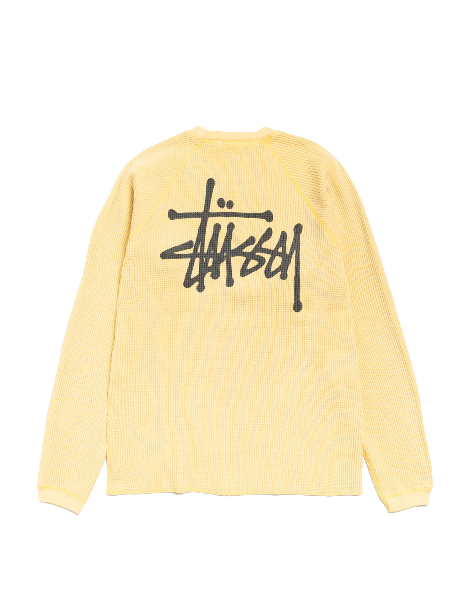STÜSSY BASIC STÜSSY THERMAL PALE YELLOW