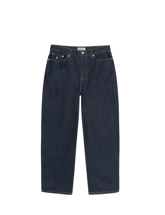 STÜSSY BIG OL' JEAN DENIM Rinsed Indigo