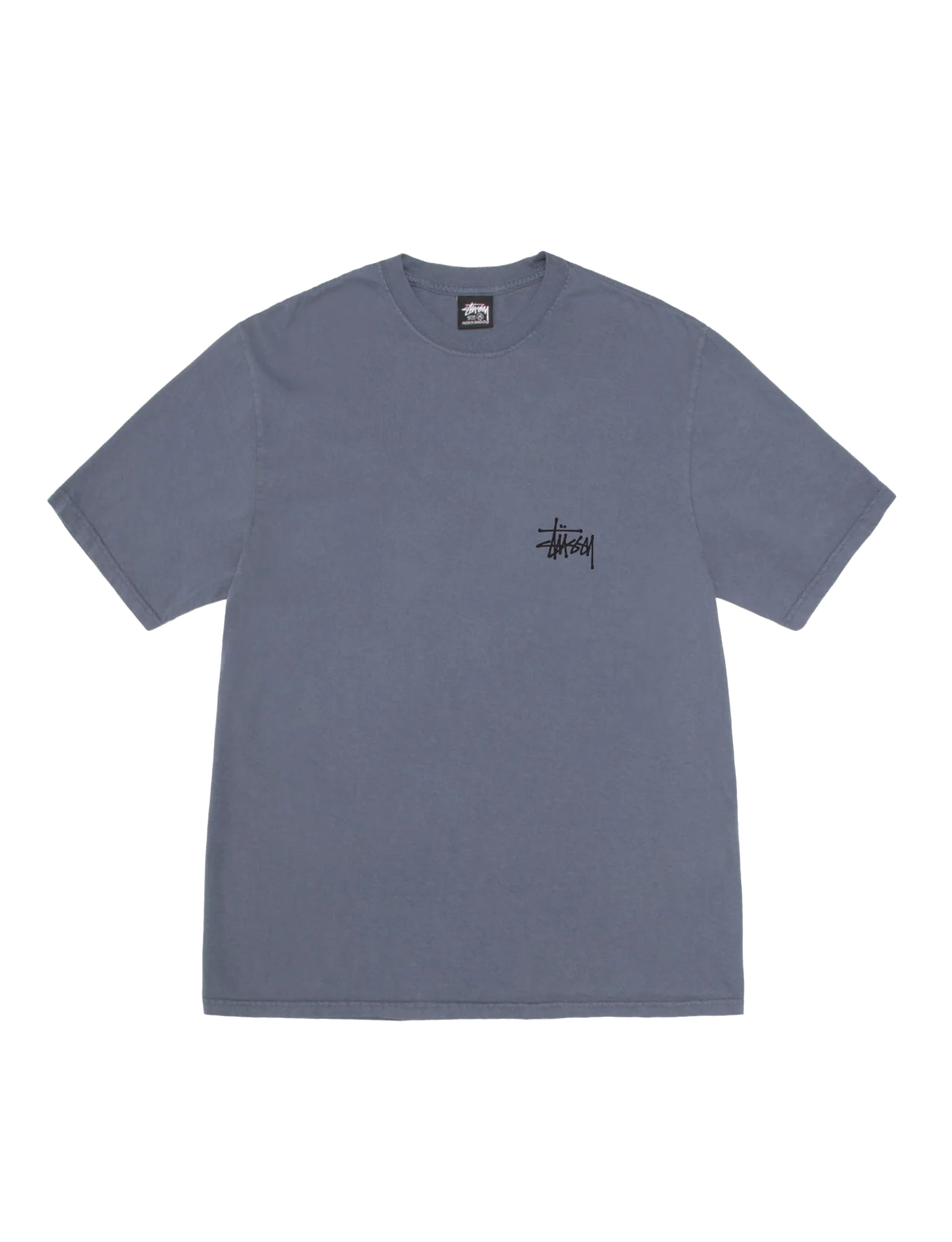 STÜSSY Basic Stussy Pig. Dyed Tee INDIGO