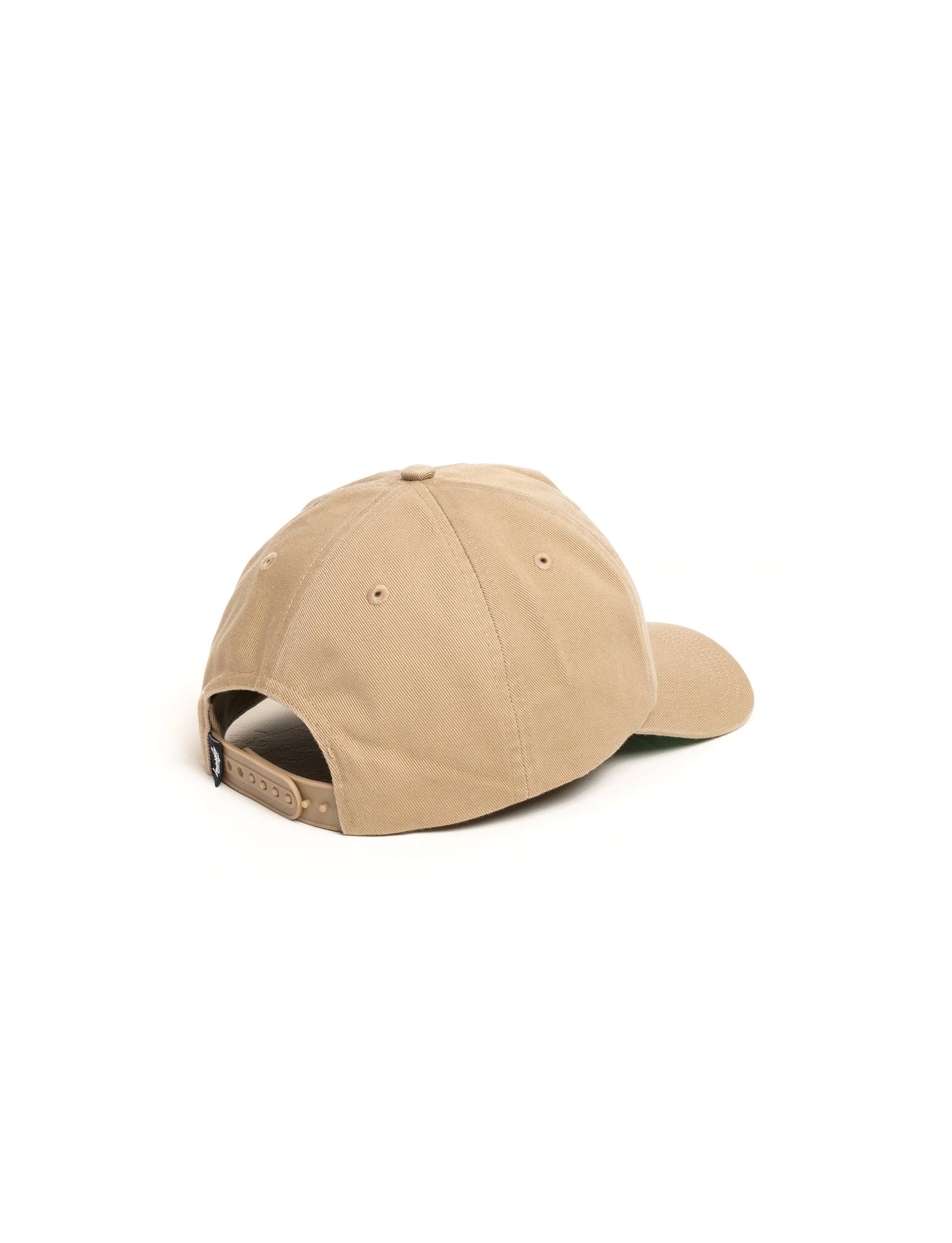 STÜSSY Big Stock Mid Depth Cap khaki