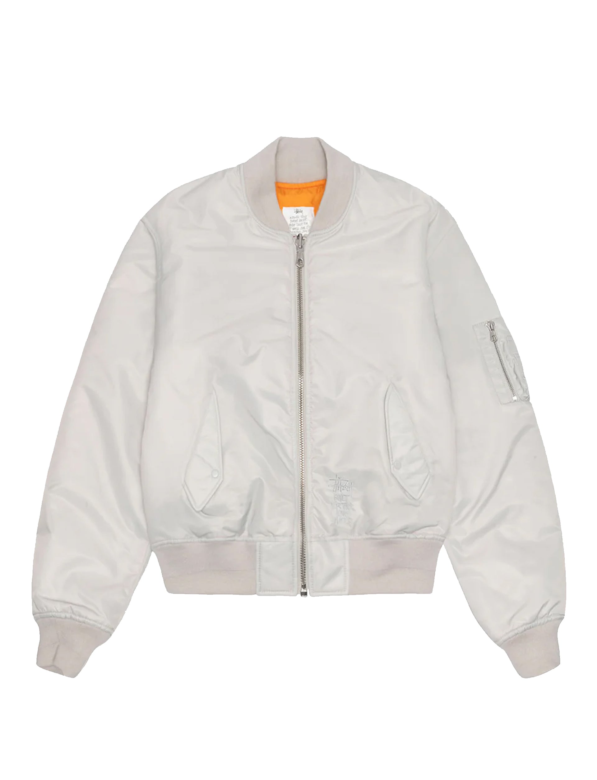 STÜSSY Built Bomber Jacket GREY