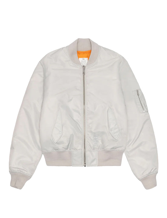 STÜSSY Built Bomber Jacket GREY