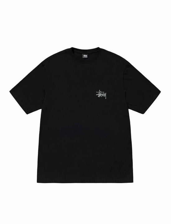 STÜSSY Built In Usa Pig. Dyed Tee BLACK