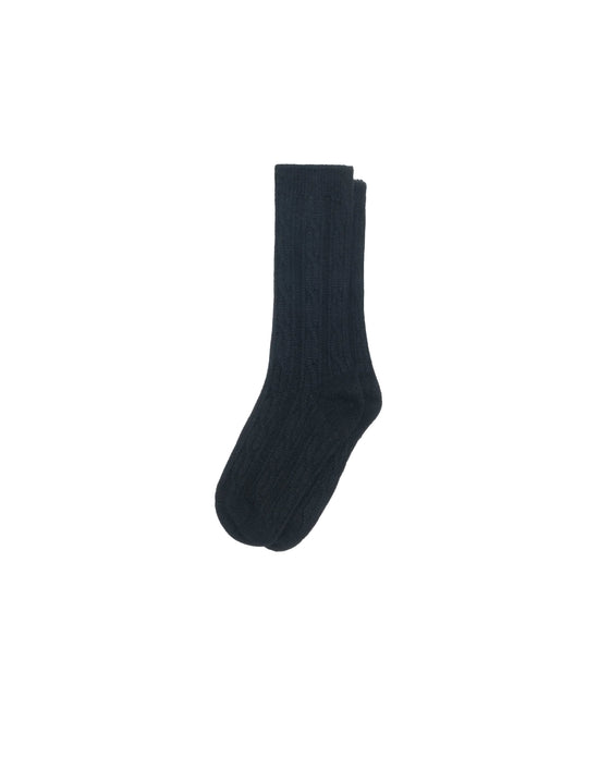 STÜSSY Cable Knit S Dress Socks BLACK