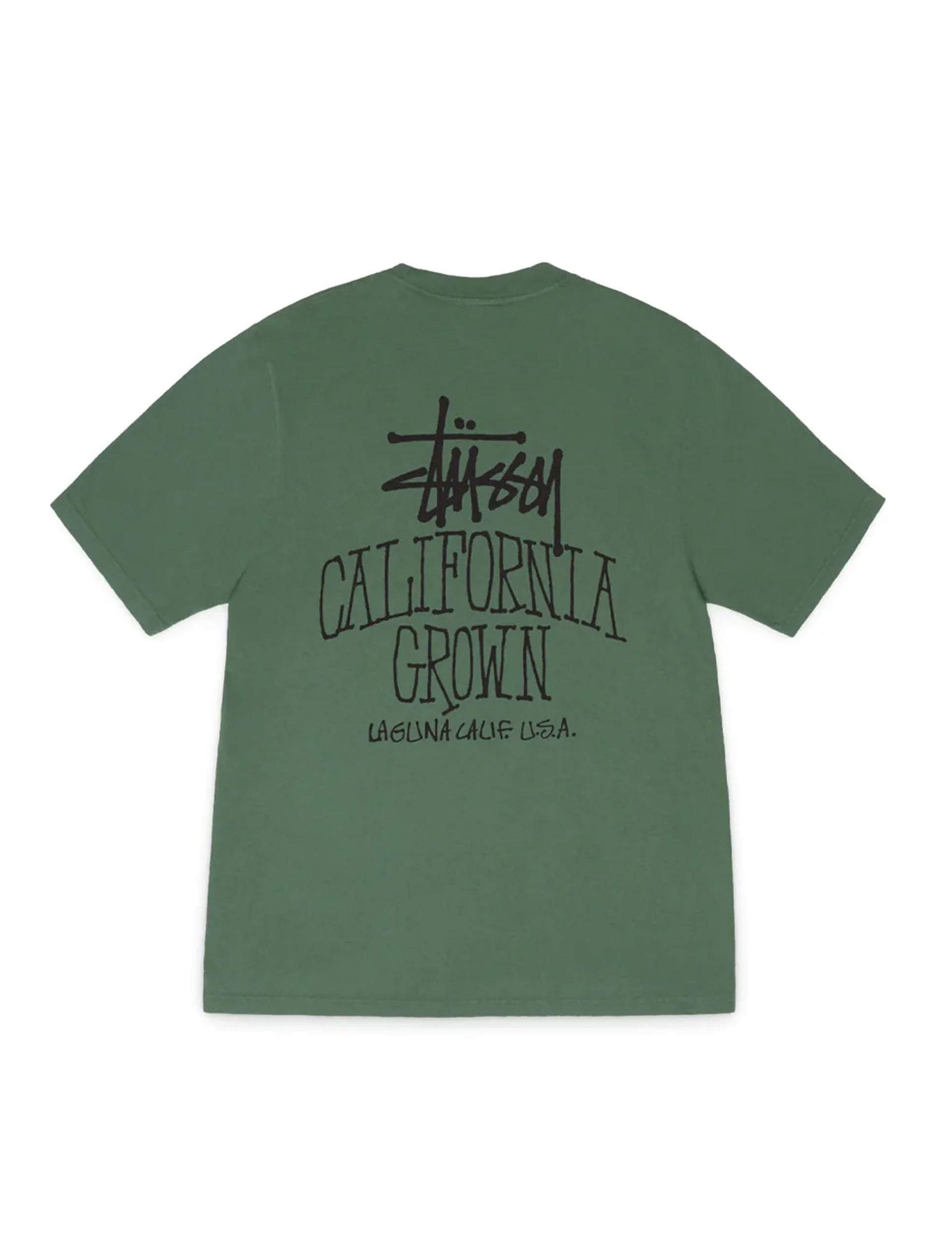 STÜSSY Cali Grown Pig.Dyed Tee PINE
