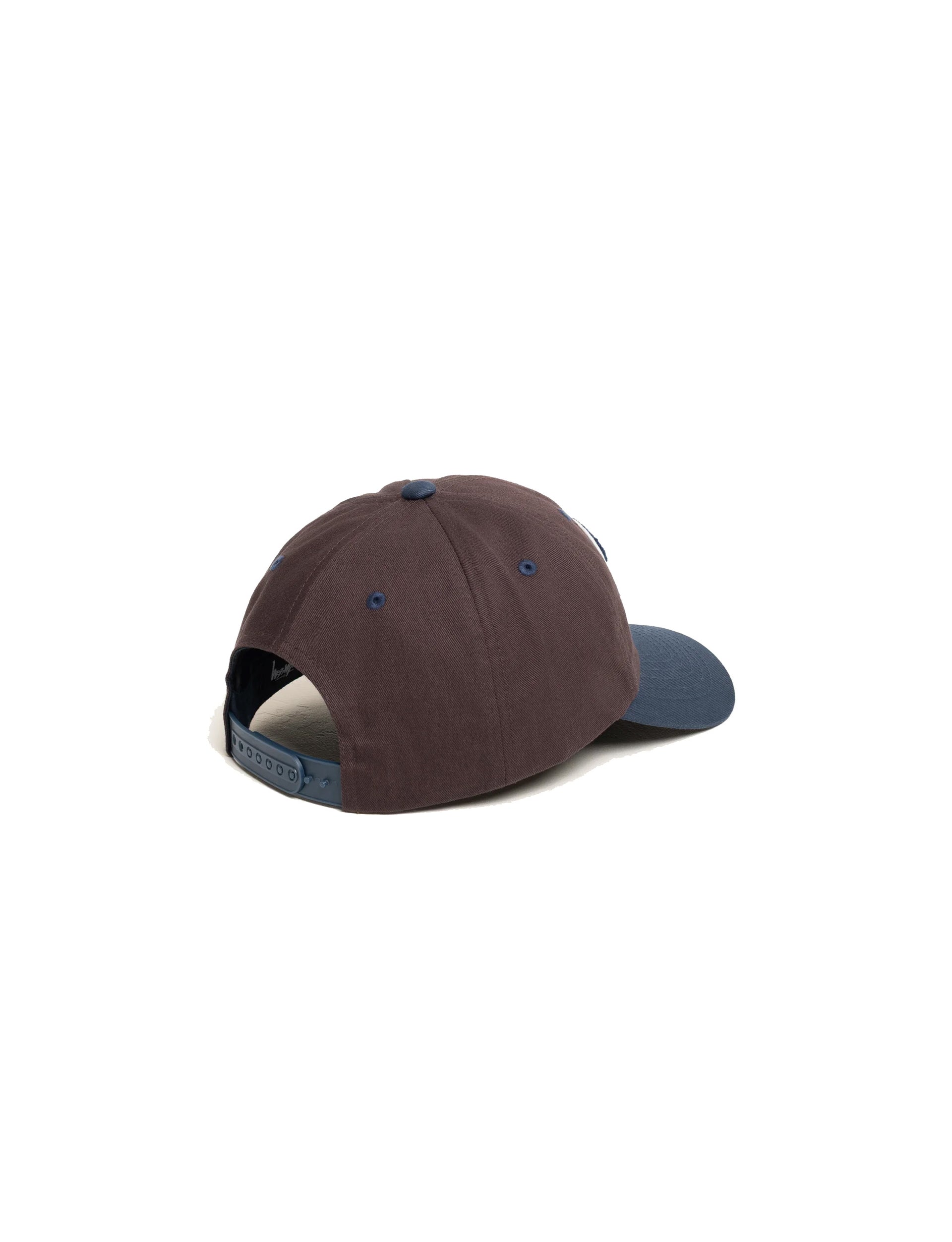 STÜSSY Chenille S Low Pro Cap DARK BROWN
