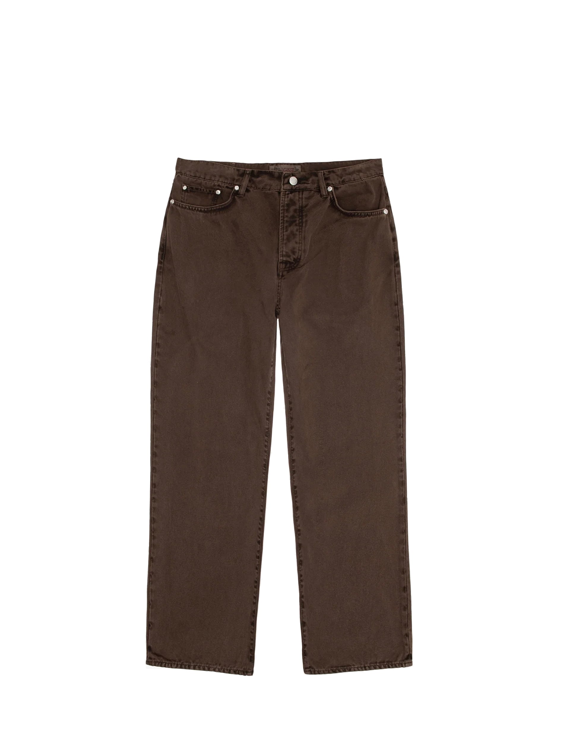 STÜSSY Classic Jeans Washed Canvas BROWN