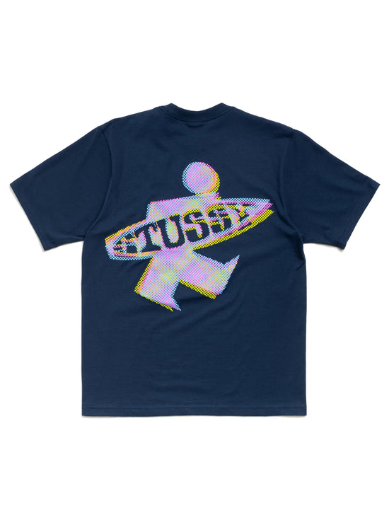 STÜSSY DOT SURF T-SHIRT NAVY
